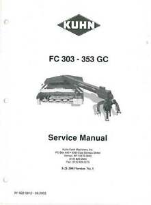 Kuhn Fc 44 Mower Conditioner Manual